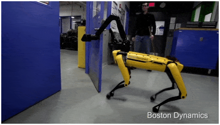 Boston Dynamics spotmini-roboter driver julenissen