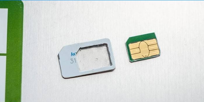 Nano SIM-kort for smarttelefon eller iPhone