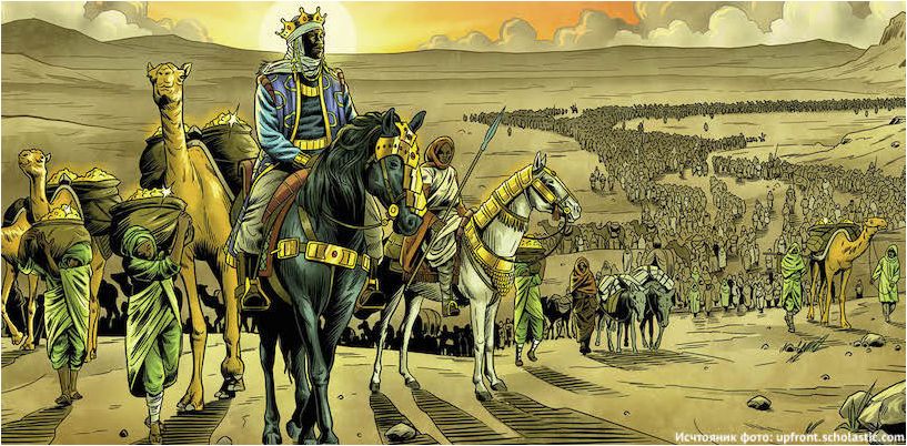 den rikeste mannen i verden i Mansa Musas historie