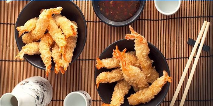 Reker i tempura