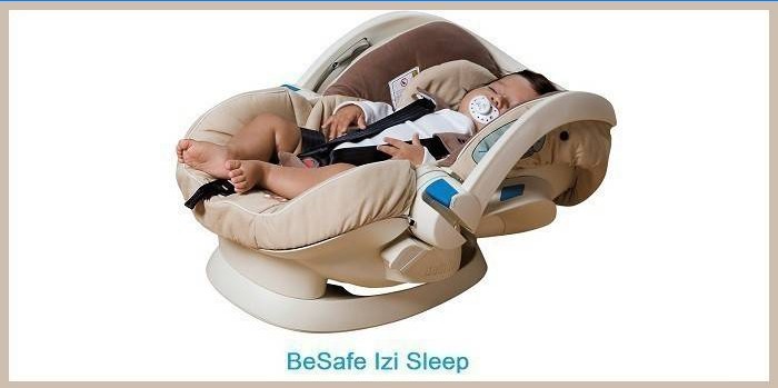 Baby som sover i et BeSafe Izi Sleep bilstol