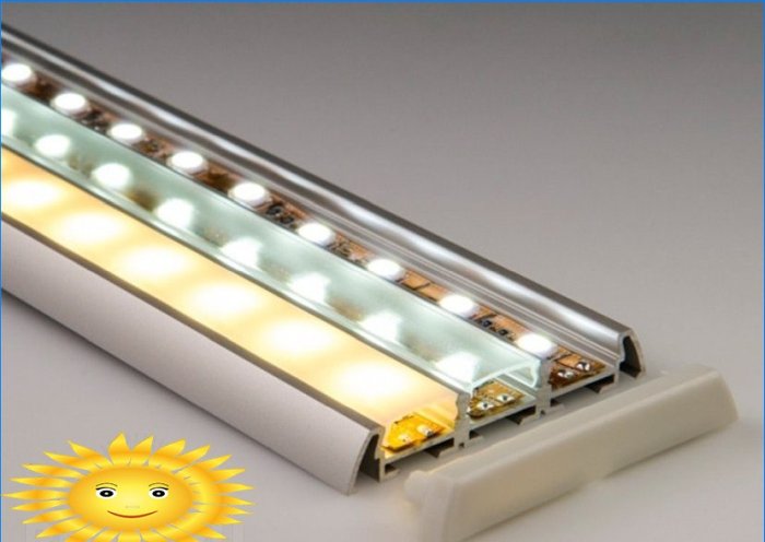 LED-stripe i aluminiumsprofil