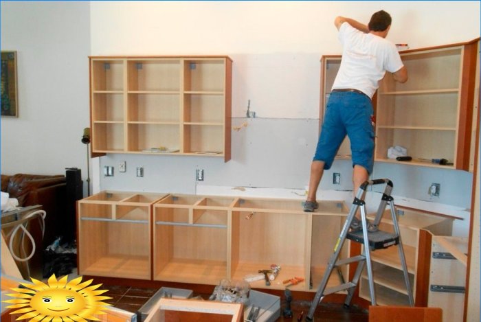 De vanligste problemene når du installerer innebygde møbler