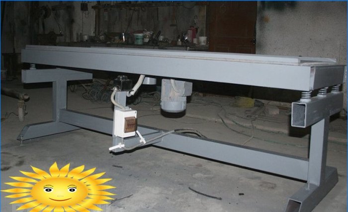DIY vibrerende bord for asfalteringsplater, trinnvise instruksjoner