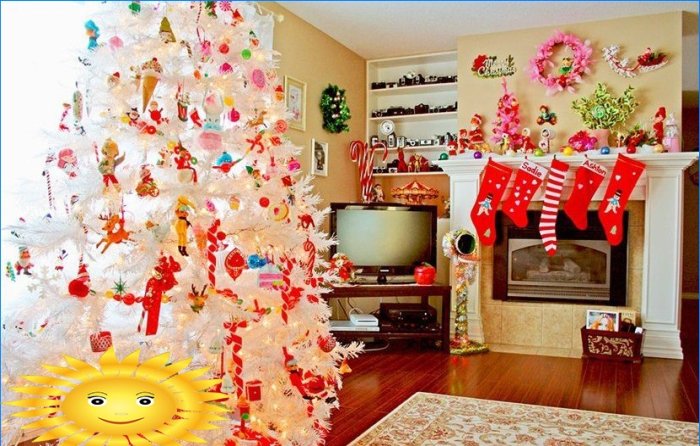 Festlig dekorasjon: hvordan dekorere et hus for det nye året