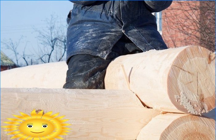 Håndfellingstokk for bygging av tømmerhus
