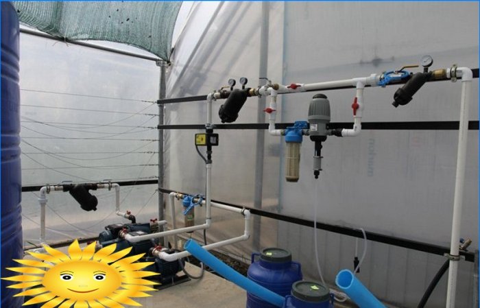 Vannbehandling og automatisk vanningskontrollsystem i drivhuset