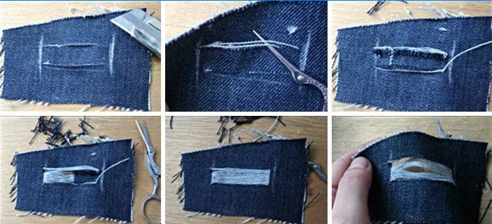 Opplegget med selvborende hull i jeans