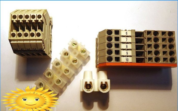 Typer elektriske tilkoblinger for strandede ledninger