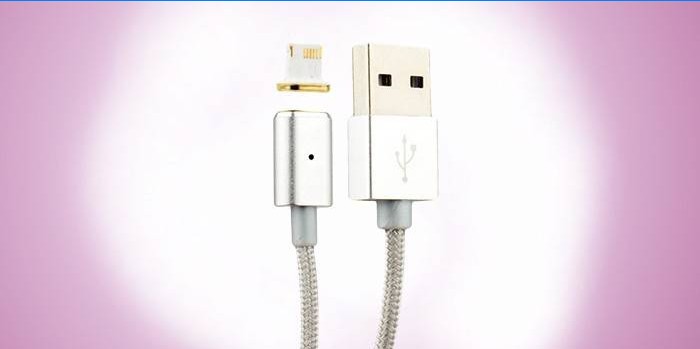 Magnetisk USB-lading iPhone Lyn COTEetCI M11 NYLON