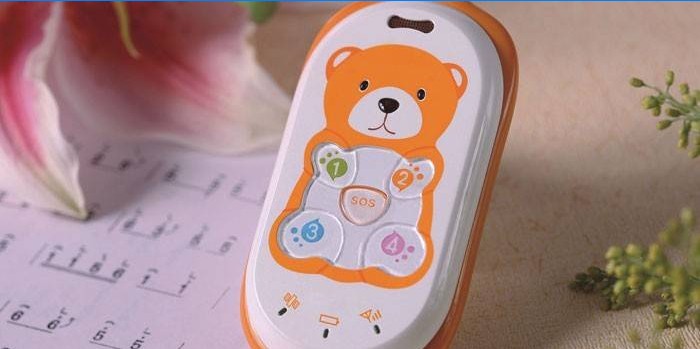 Babytelefon med Baby Bear GPS Tracker