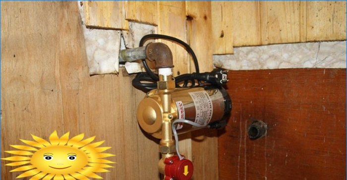 Økende vanntrykk i huset