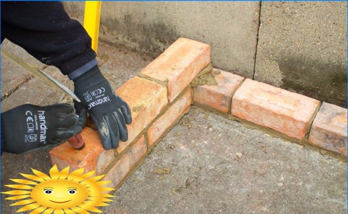 Hvordan lage en murstein-brazier for en sommerbolig med egne hender
