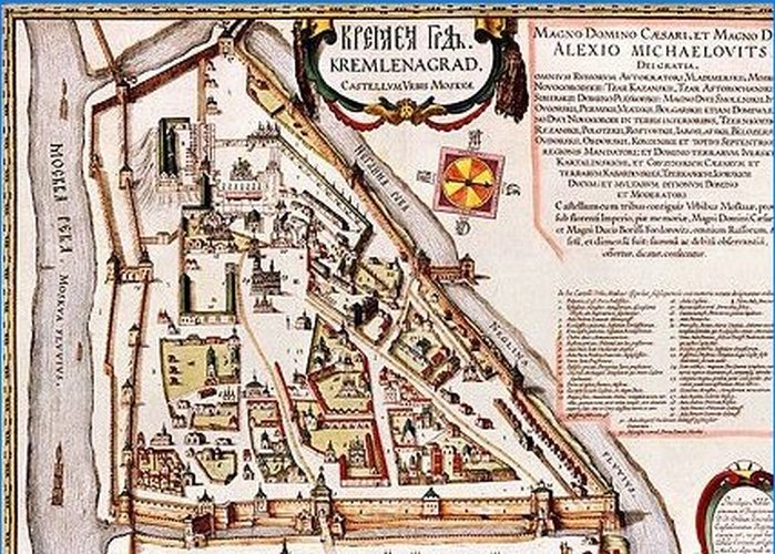 Første detaljerte plan for Moskva-kreml
