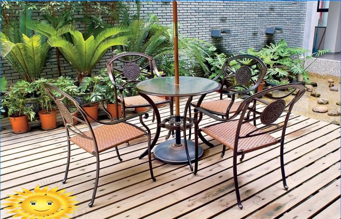 Uteplass: et spesielt sitteområde i hagen din