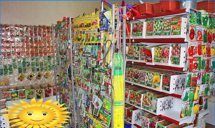 Funksjoner ved å kjøpe frø i nettbutikker