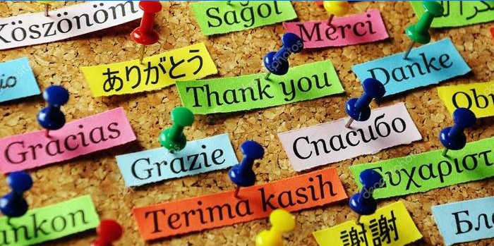 Takk på forskjellige språk