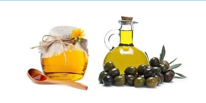 Honning og olivenolje