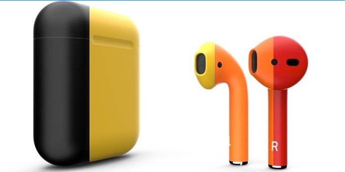 Apples fargede AirPods