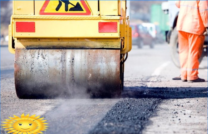 Asfalt og asfalt fortau: merker, typer, forskjeller