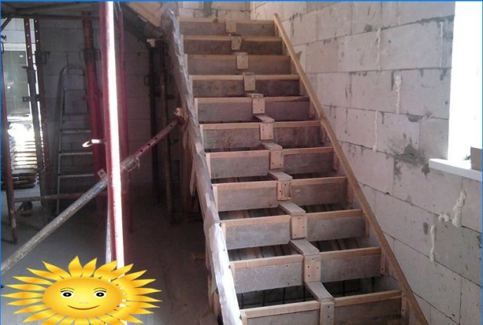 Diyberegning, installasjon, helling og etterbehandling av betongtrapper