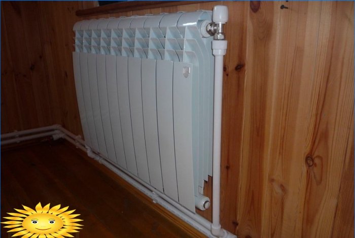 Funksjoner ved installasjon og utskifting av varme radiatorer i nybygg