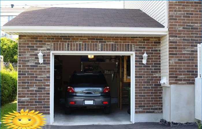 Garasje i huset eller separat: fordeler og ulemper