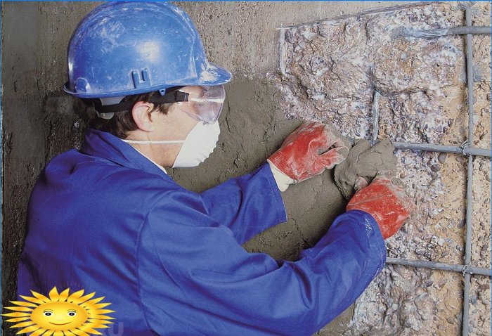 Påføring av betongreparasjonsblanding
