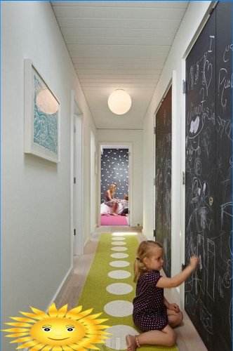 Bilder og designideer for en smal korridor