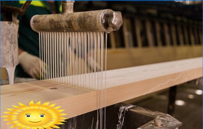 Limt laminert tømmer: funksjoner i produksjonsteknologi