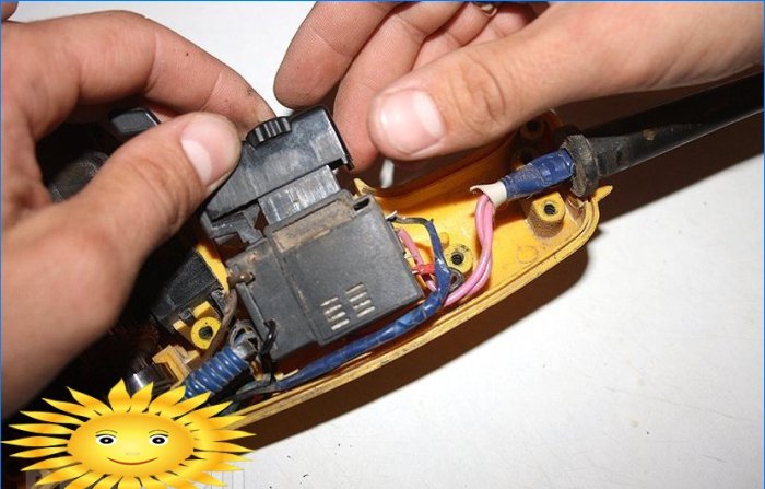 Master class: reparere strømkabelen til en drill