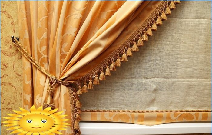 Moderne ideer for dekorering av gardiner