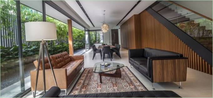 Sunny Side House Tre-etasjes bolig I Singapore