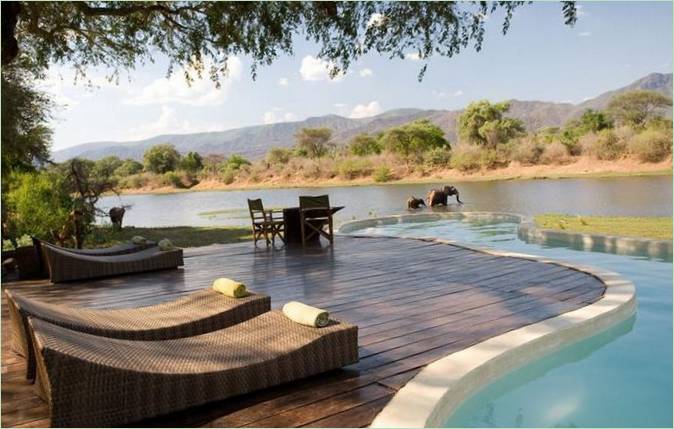 Svømmebasseng I Zambia
