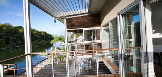 Noosa Sound House Hytte på elvebredden - Fra Bark Design Arkitekter, Queensland, Australia