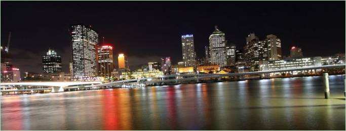 Brisbane Natt Utsikt