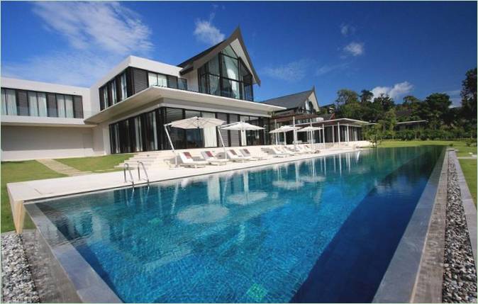 Luksus villa på stranden I Thailand