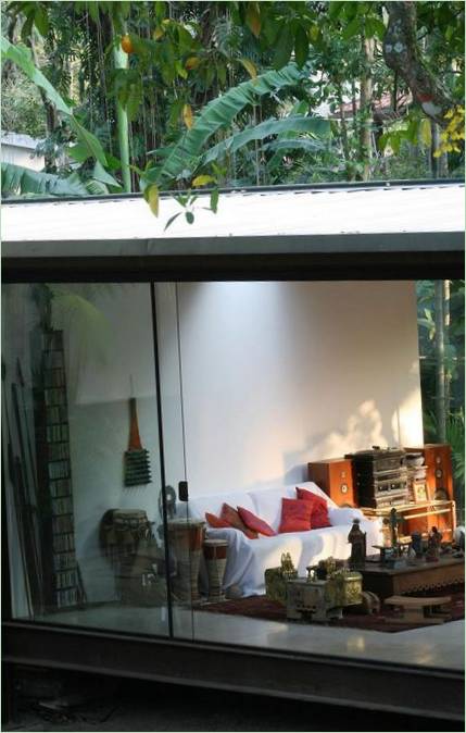 Fantastisk Glass House House Varanda I Rio De Janeiro, Brasil