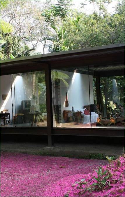 Fantastisk Glass House House Varanda I Rio De Janeiro, Brasil