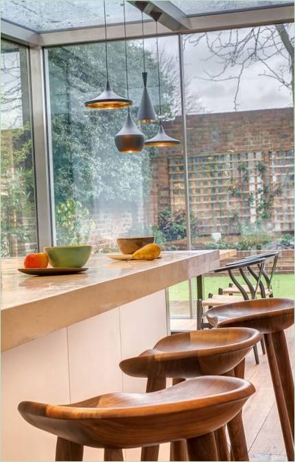 Stilig hjem interiørdesign I London