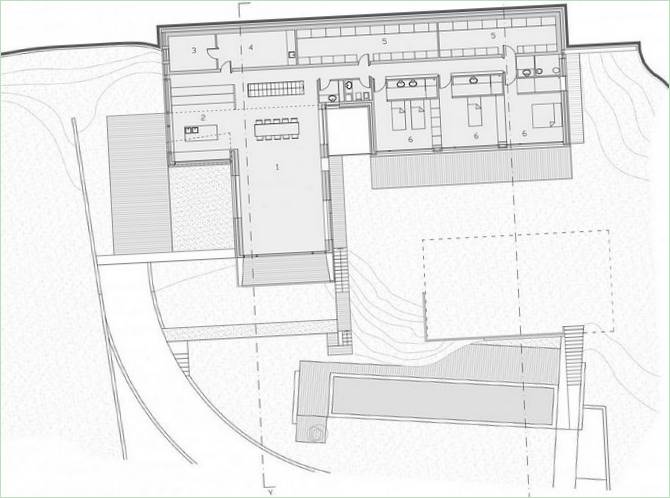 Plan Av Casa Y herskapshuset