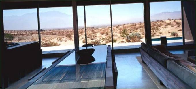 Panoramavinduer av et privat Hus Desert House