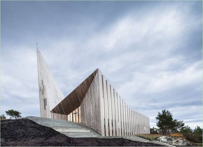 Knarvik Bydel er bygget på en privilegert beliggenhet med utsikt over kulturlandskapet