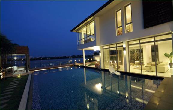 Moderne design av luksus Villa Baan Citta