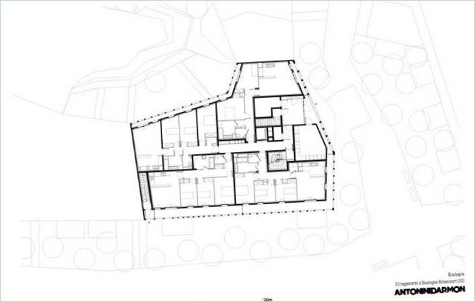 Planen for bygningens unike arkitektur-Bilde 3