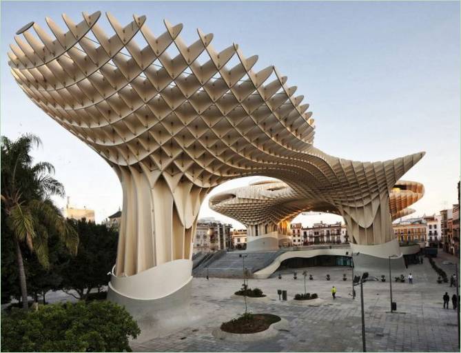 Prosjektet til det arkitektoniske komplekset Metropol Parasol