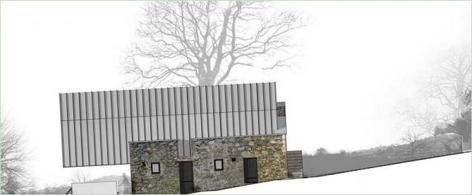 Laughloughan Barn house plan i Nord-Irland
