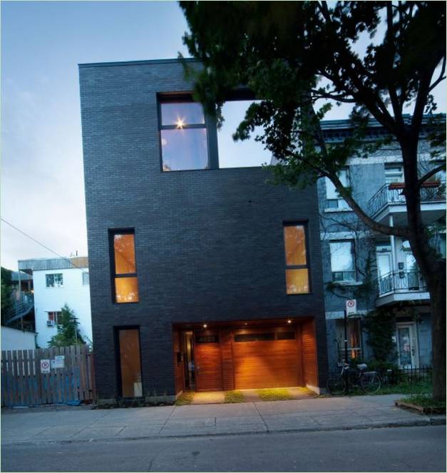 Siamoises Mentana-Boyer tre-etasjes leilighet design I Canada