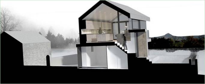 Laughloughan Barn house plan i Nord-Irland
