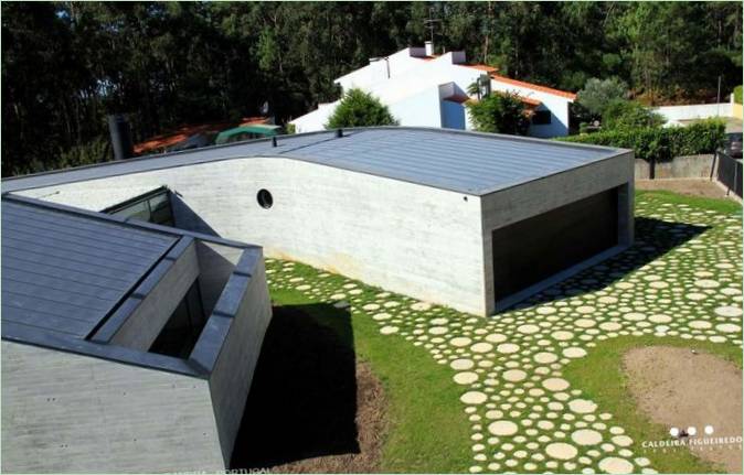 Fasaden Av Et moderne Hus Casa Sol I Portugal
